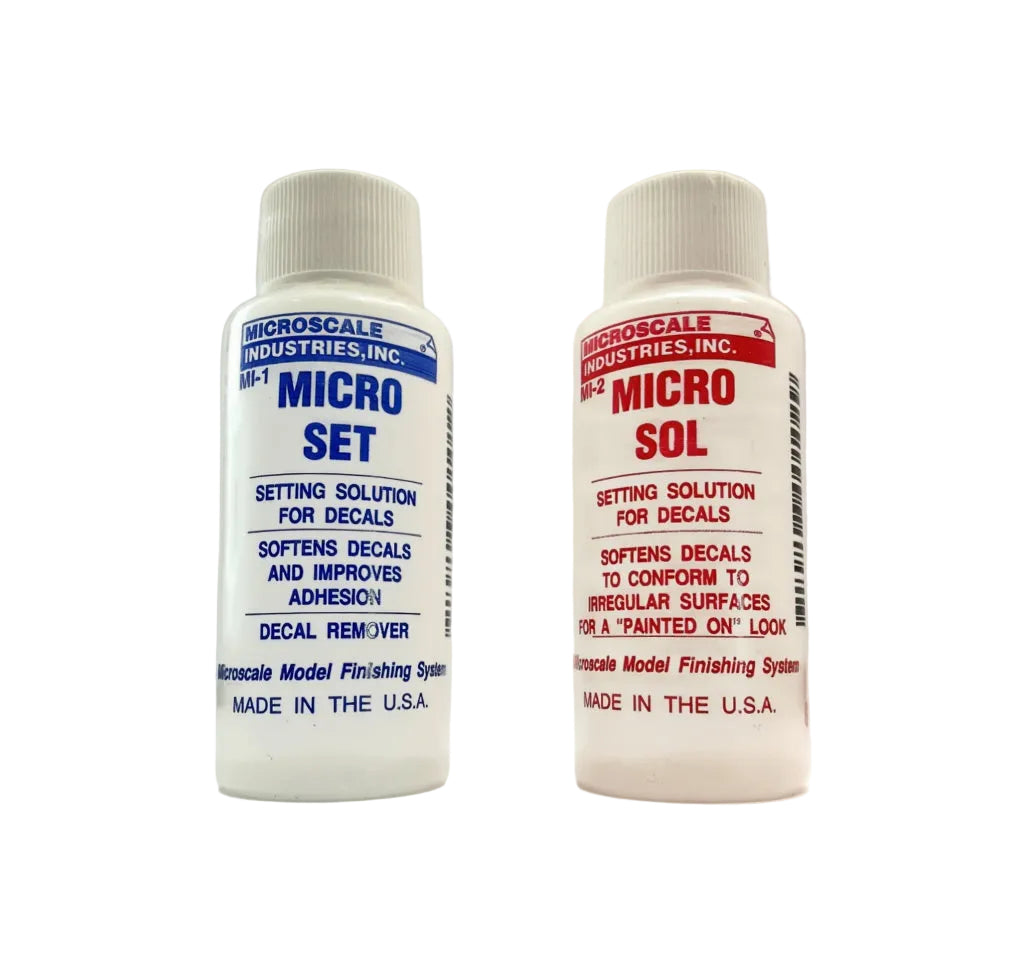Ensemble Micro Set & Micro Sol – Solutions pour décalques Waterslide