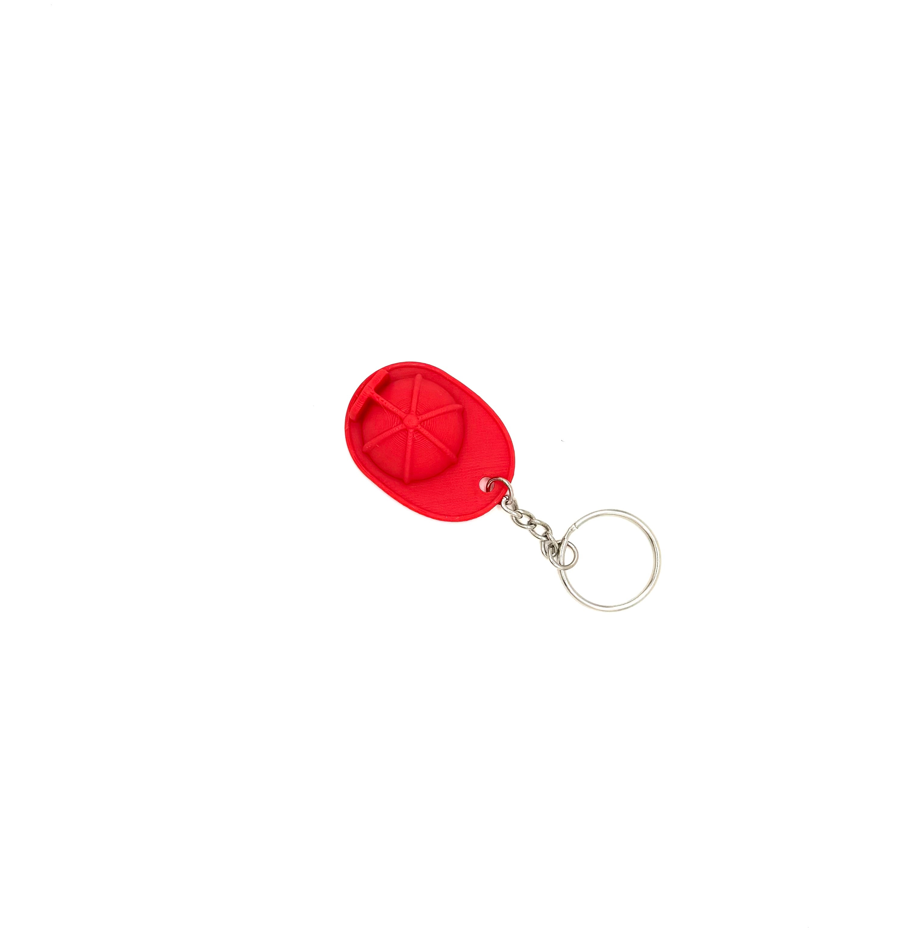 Porte-clé en impression 3D – Pompier Casque rouge