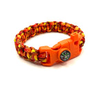 Bracelet en paracorde – Avec boussole et allume-feu