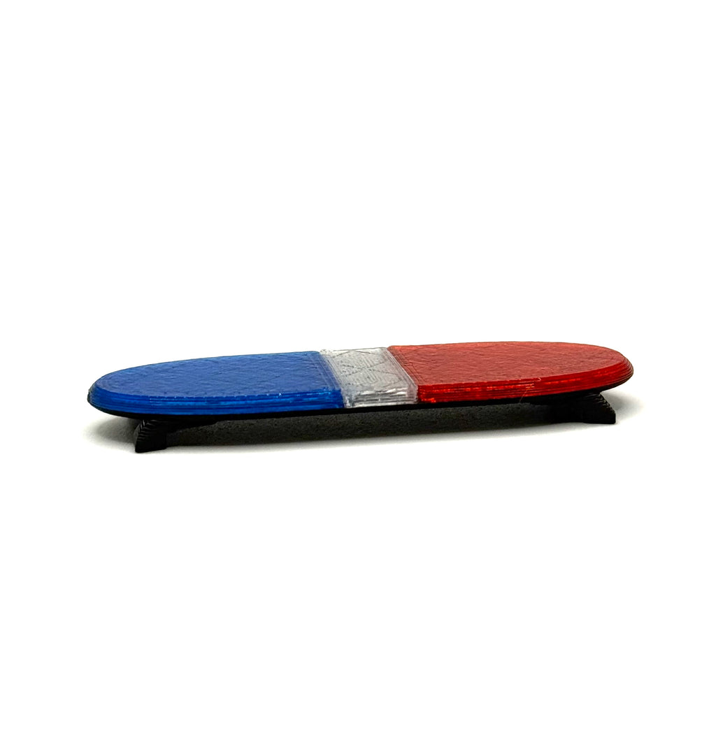 Gyrophare DEL rouge et bleu - 004