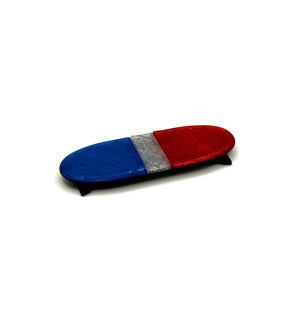 Gyrophare DEL rouge et bleu - 004